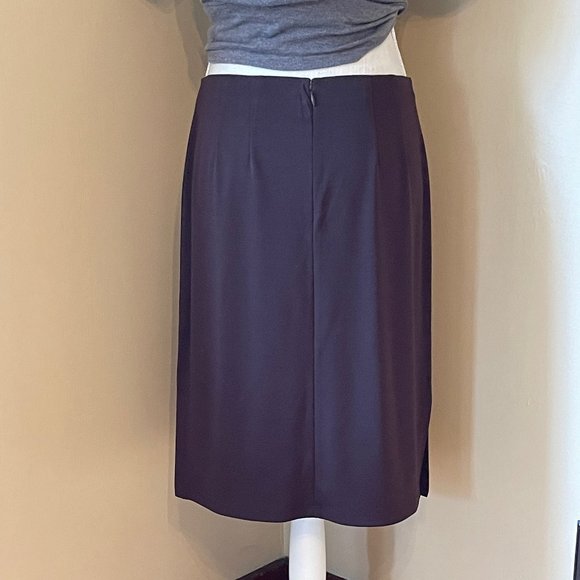 Ann Taylor Straight Dress Skirt - Chocolate - Picture 2 of 5